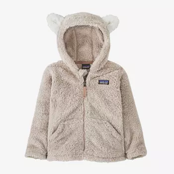 Флисовая толстовка Baby Furry Friends Patagonia, цвет Shroom Taupe