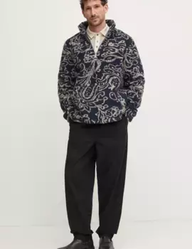 Флисовая толстовка Barbour, темно-синий