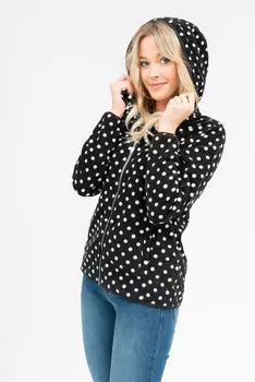 Флисовая толстовка Budmil, черно-белый