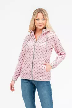 Флисовая толстовка Budmil, розовый/серый