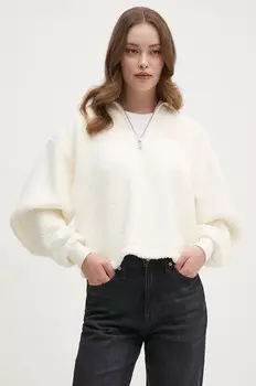 Флисовая толстовка Calvin Klein Jeans, белый