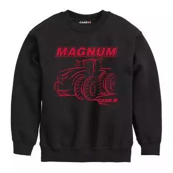Флисовая толстовка Case IH Magnum Tractor для мальчиков 8–20 лет Licensed Character, черный