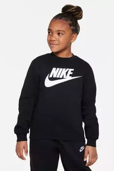 Флисовая толстовка Club с логотипом Nike, черный
