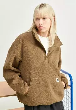 Флисовая толстовка ELLIOT HIGH NECK LINER Carhartt WIP, светло-коричневый