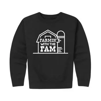 Флисовая толстовка Farmin With The Fam для мальчиков 8–20 лет Licensed Character