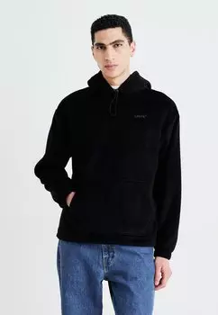 Флисовая толстовка Felpa con cappuccio Levi's, черный