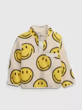 Флисовая толстовка Gap, бежевый