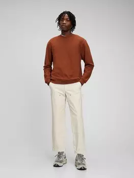 Флисовая толстовка Gap, коричневый