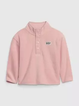 Флисовая толстовка Gap, розовый