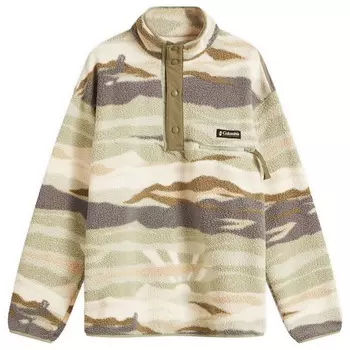 Флисовая толстовка Helvetia II с принтом и полумолнией Columbia, цвет safari rouge