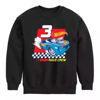 Флисовая толстовка Hot Wheels Race Crew 3 для мальчиков 8–20 лет Licensed Character, черный