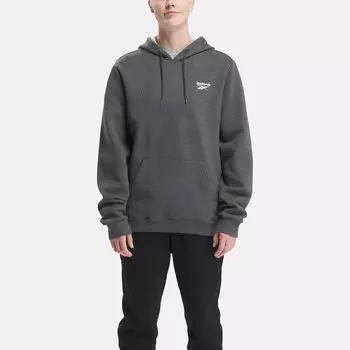 Флисовая толстовка Identity через голову Reebok, темно-серый