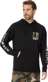 Флисовая толстовка Ink Slinger Salty Crew, черный