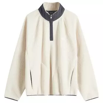 Флисовая толстовка Island с молнией до половины A.P.C., белый