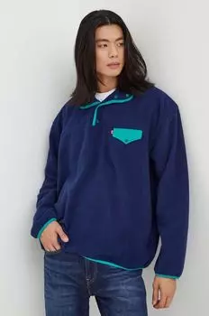 Флисовая толстовка Levi's, темно-синий