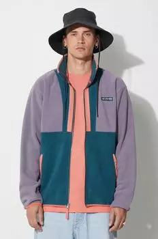 Флисовая толстовка M Backbowl FZ Fleece Res Columbia, бирюзовый