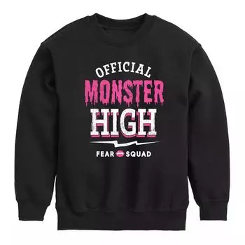 Флисовая толстовка Monster High Fang Club для мальчиков 8–20 лет Licensed Character, черный