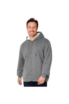 Флисовая толстовка на молнии CityComfort, серый