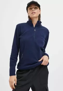 Флисовая толстовка NORTH BEND NBCONNI W, WITH TROYER COLLAR North Bend, синий