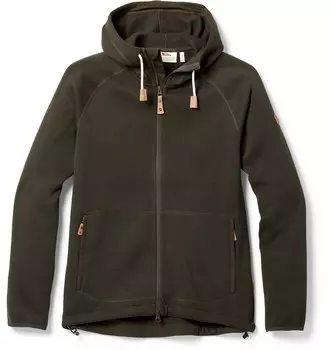 Флисовая толстовка Ovik - женская Fjallraven, зеленый