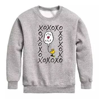 Флисовая толстовка Peanuts Woodstock XO для мальчиков 8–20 лет Licensed Character, серый