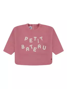 Флисовая толстовка Petit Bateau, розовый