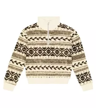 Флисовая толстовка Polo Ralph Lauren Kids, коричневый
