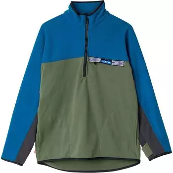 Флисовая толстовка - полузастежка Kavu, цвет forest block