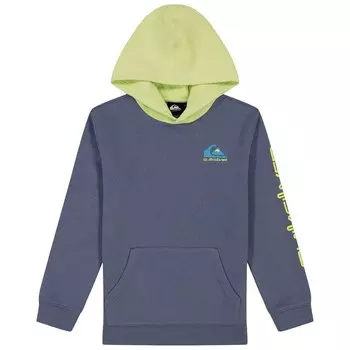 Флисовая толстовка Quiksilver с цветными блоками для мальчиков 8–20 лет, синий