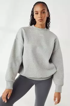 Флисовая толстовка Rival свободного кроя Under Armour, серый