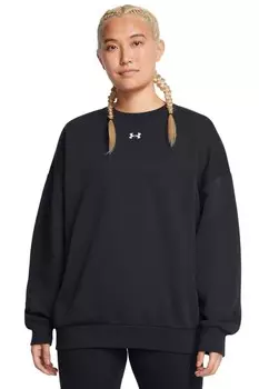 Флисовая толстовка Rival свободного кроя Under Armour, черный