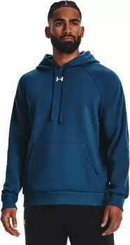 Флисовая толстовка Rival Under Armour, цвет Varsity Blue/White