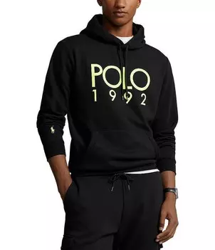 Флисовая толстовка с длинными рукавами Polo Ralph Lauren Polo 1992, черный