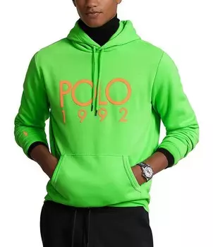 Флисовая толстовка с длинными рукавами Polo Ralph Lauren Polo 1992, зеленый