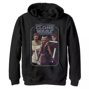 Флисовая толстовка с графическим рисунком для мальчиков 8–20 лет «Звездные войны: Герои Войн клонов» Star Wars