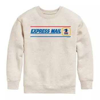 Флисовая толстовка с графическим рисунком USPS Express Mail для мальчиков 8–20 лет Licensed Character