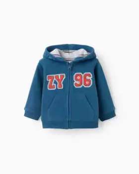 Флисовая толстовка с капюшоном для мальчика Zippy, темно-синий