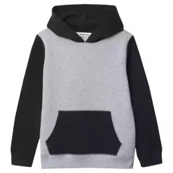 Флисовая толстовка с капюшоном для мальчиков 2-20 лет Lands' End, цвет gray heather black