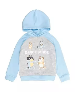 Флисовая толстовка с капюшоном для мамы и папы «Бинго» для малышей, для мальчиков Bluey, синий