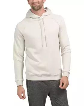 Флисовая толстовка с капюшоном реглан Kenneth Cole, цвет Bone