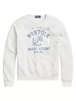 Флисовая толстовка с круглым вырезом Nevis Vintage Polo Ralph Lauren