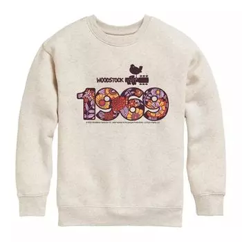 Флисовая толстовка с круглым вырезом Woodstock 1969 для мальчиков 8–20 лет Licensed Character