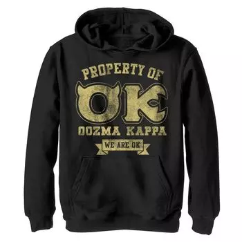 Флисовая толстовка с логотипом Disney/Pixar's Monsters University для мальчиков 8–20 лет Property Of OK Disney / Pixar