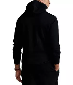 Флисовая толстовка с логотипом Polo Ralph Lauren Big & Tall RL Small Pony, черный