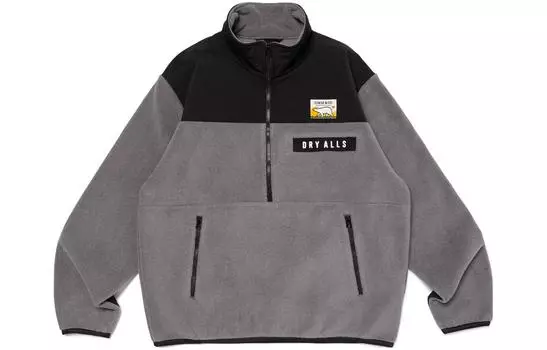 Флисовая толстовка с логотипом в виде сердца HUMAN MADE, серый