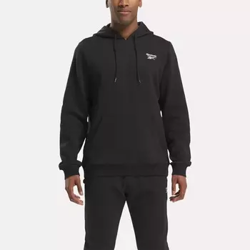 Флисовая толстовка с маленьким логотипом Identity Reebok, черный