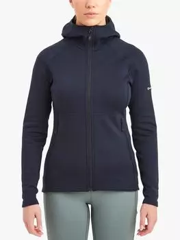 Флисовая толстовка с молнией Fury во всю длину Montane, затмение синий