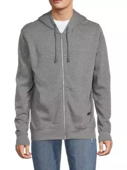 Флисовая толстовка с молнией спереди Threads 4 Thought, цвет Heather Grey