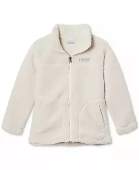 Флисовая толстовка с молнией во всю длину Big Girls West Bend Columbia, белый