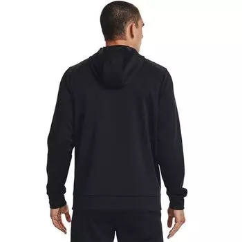 Флисовая толстовка с молнией во всю длину Armor мужская Under Armour, черный